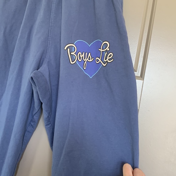 BOYS LIE NAVY BLUE UNBREAKABLE SWEATPANTS SMALL - Picture 3 of 6